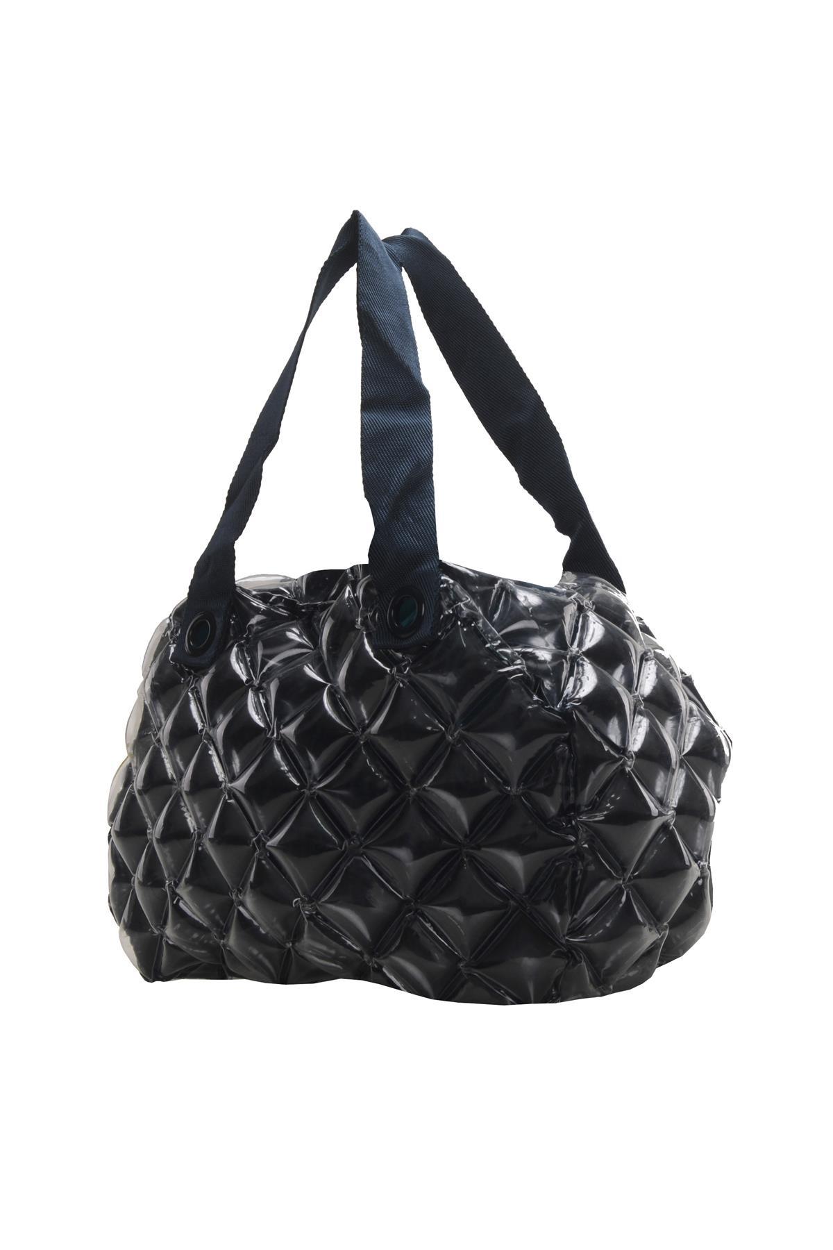 Kadın Plaj Çantası Petrol Yeşili Şişme Omuz Çanta Plj08