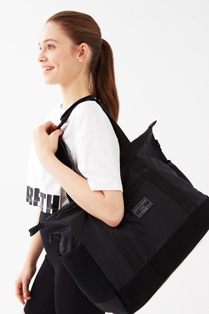 Kadın Spor Ve Seyahat Çantası Siyah 19272