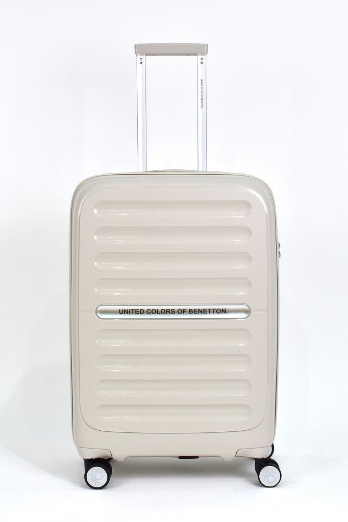 Kırılmaz Polipropilen 2'li Valiz Seti Büyük Boy - Orta Boy Bej BNT1000