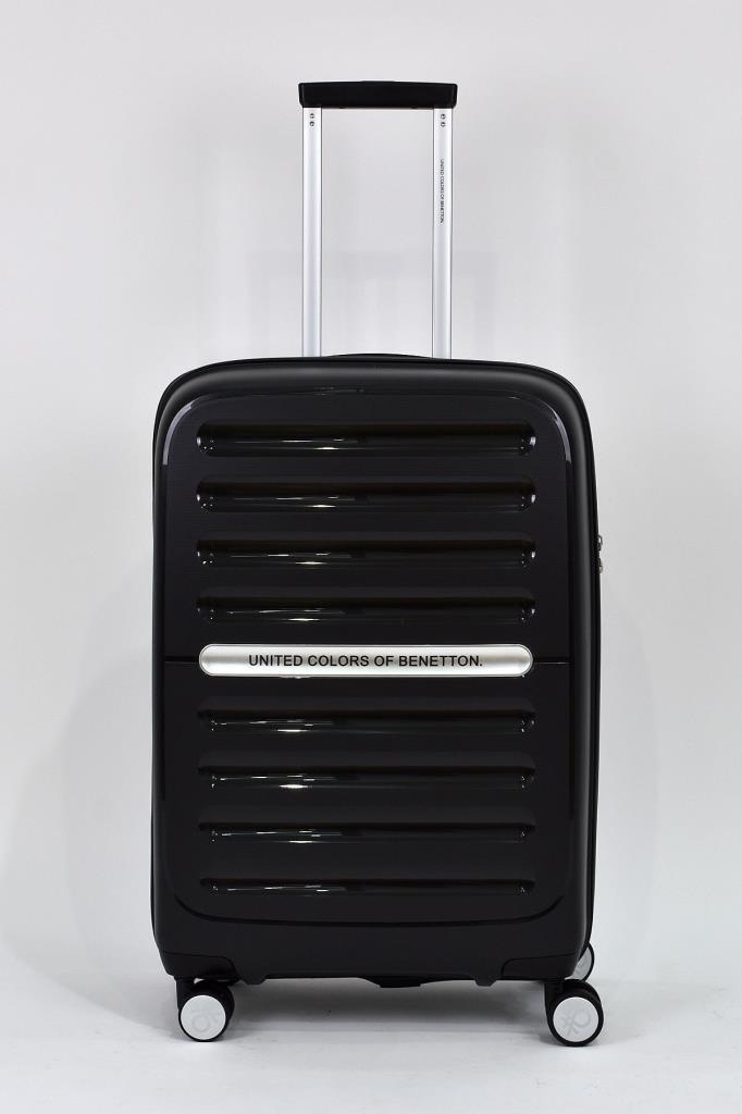 Kırılmaz Polipropilen 2'li Valiz Seti Büyük Boy - Orta Boy Siyah BNT1000