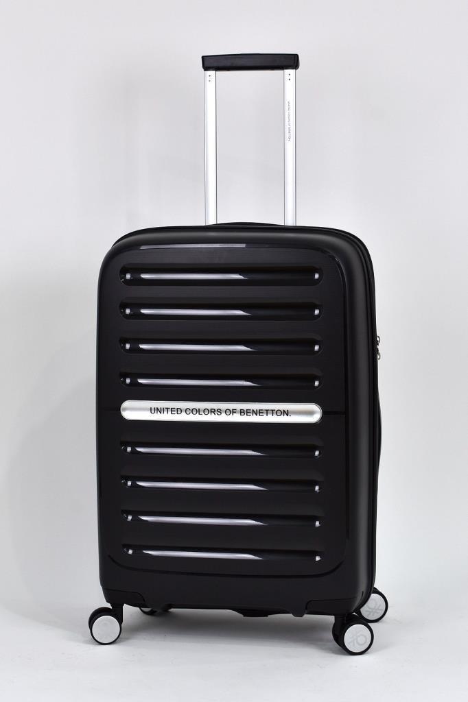 Kırılmaz Polipropilen 2'li Valiz Seti Büyük Boy - Orta Boy Siyah BNT1000