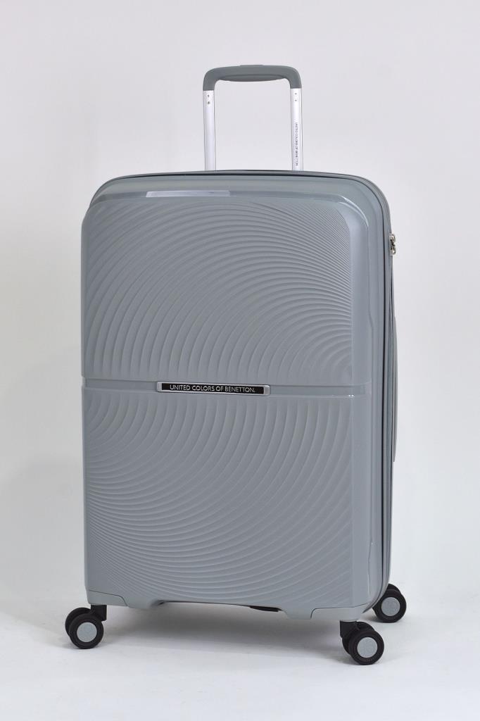 Kırılmaz Polipropilen 2'li Valiz Seti Büyük Boy - Orta Boy Gri BNT2000