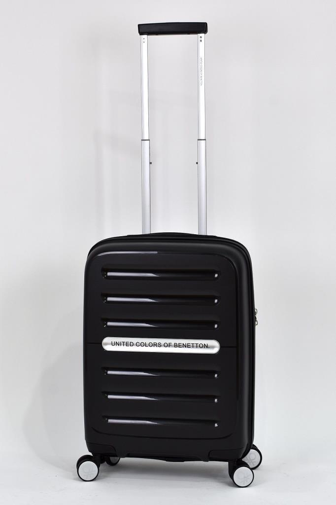 Kırılmaz Polipropilen 2'li Valiz Seti Büyük Boy - Kabin Boy Siyah BNT1000