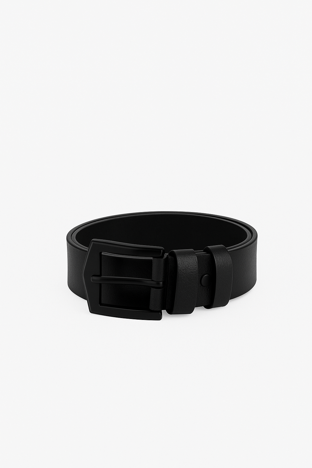 Kırılmaz Suni Deri Erkek Spor Kemer Siyah 0152