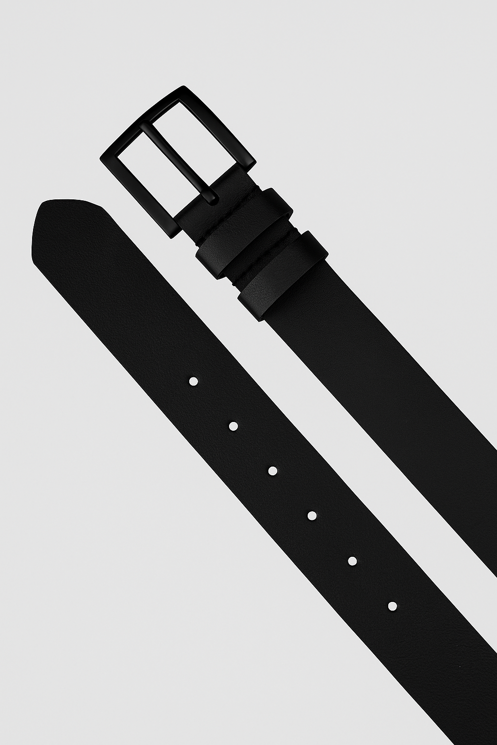 Kırılmaz Suni Deri Erkek Spor Kemer Siyah 0152