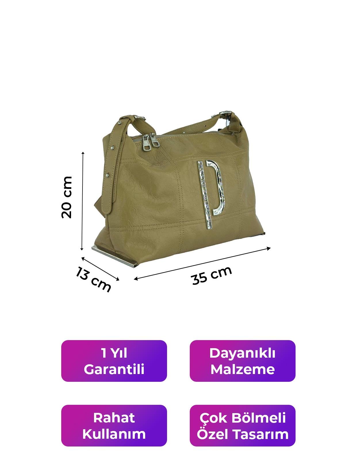 Kriste Bell Çapraz Askılı Kadın Çanta Haki 26552