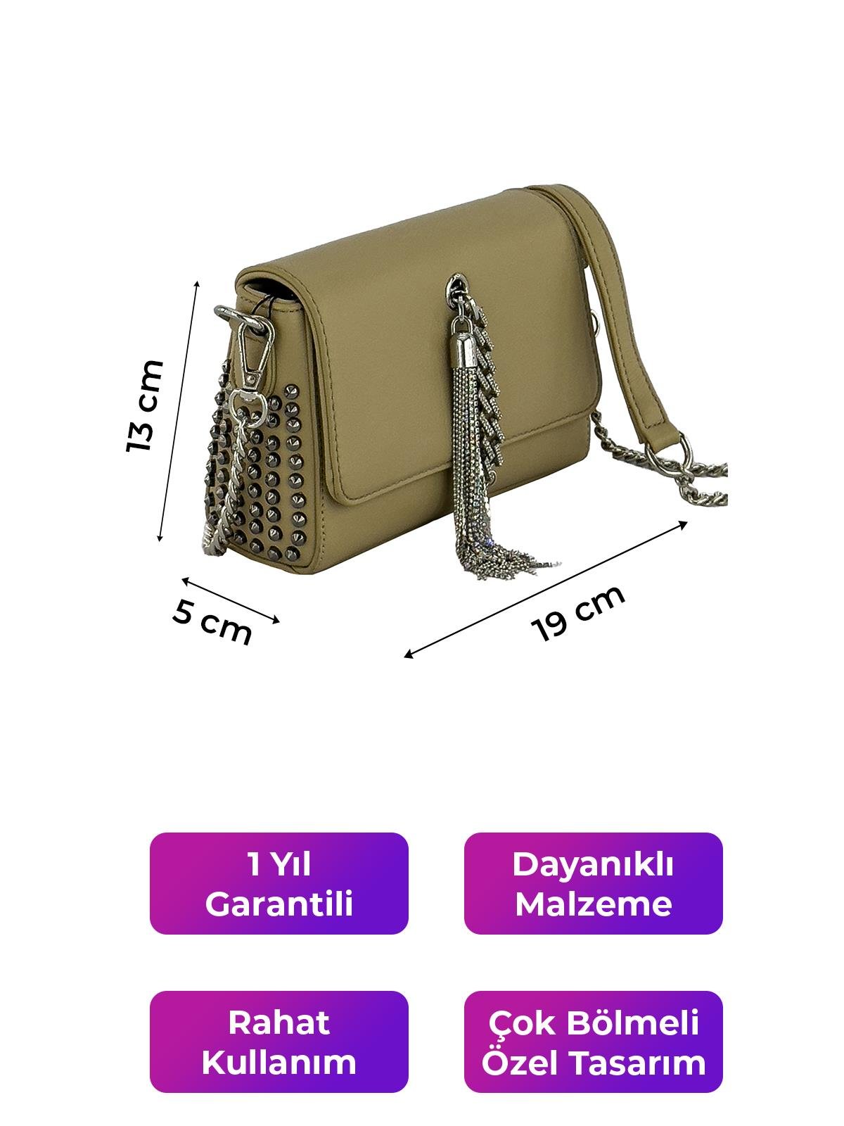 Kriste Bell Çapraz Askılı Kadın Çanta Taba 26547