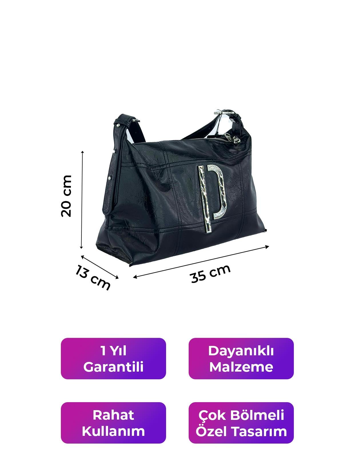 Kriste Bell Çapraz Askılı Kadın Çanta Siyah 26552