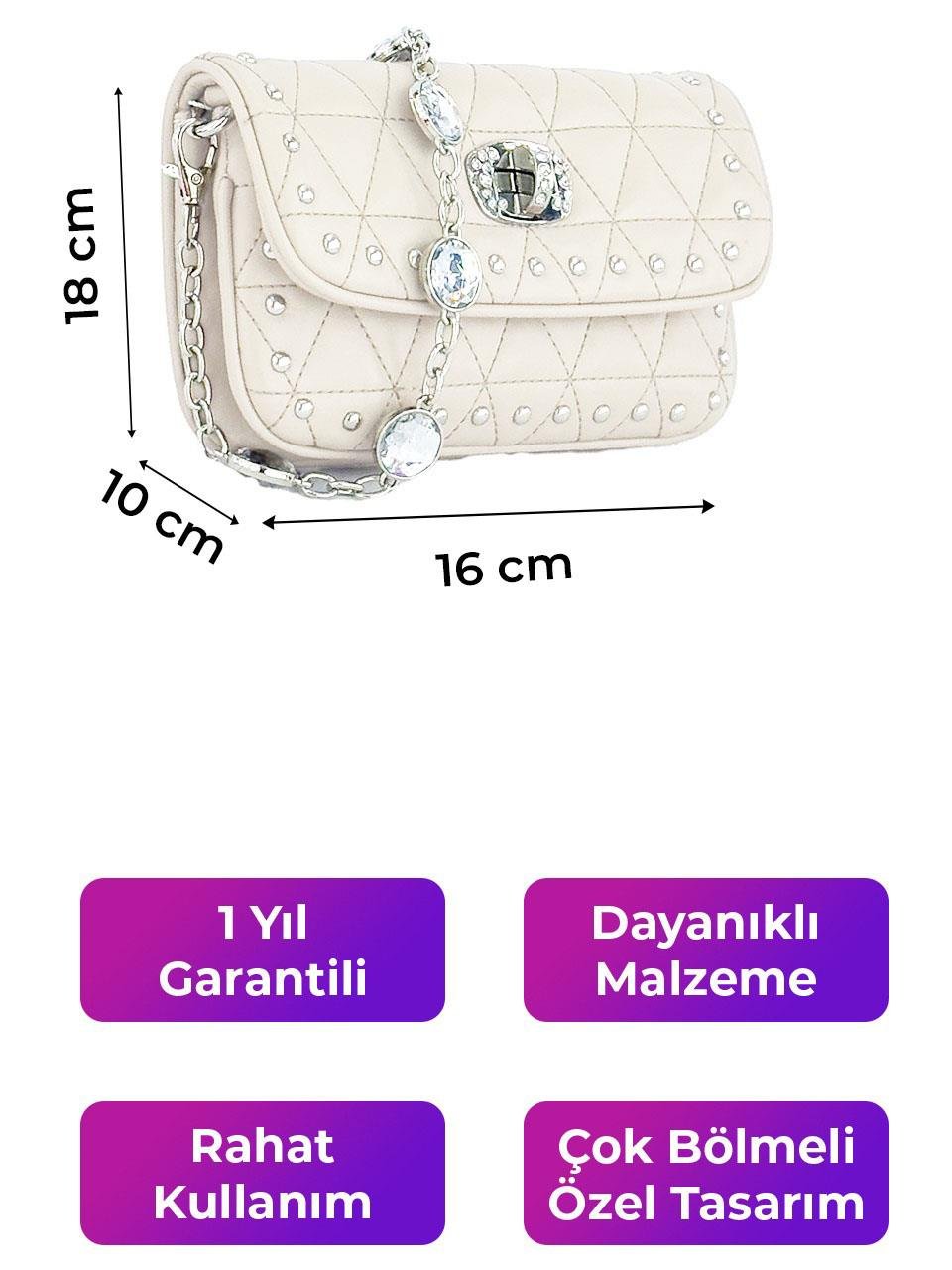 Kriste Bell Kadın Çanta Bej 26409