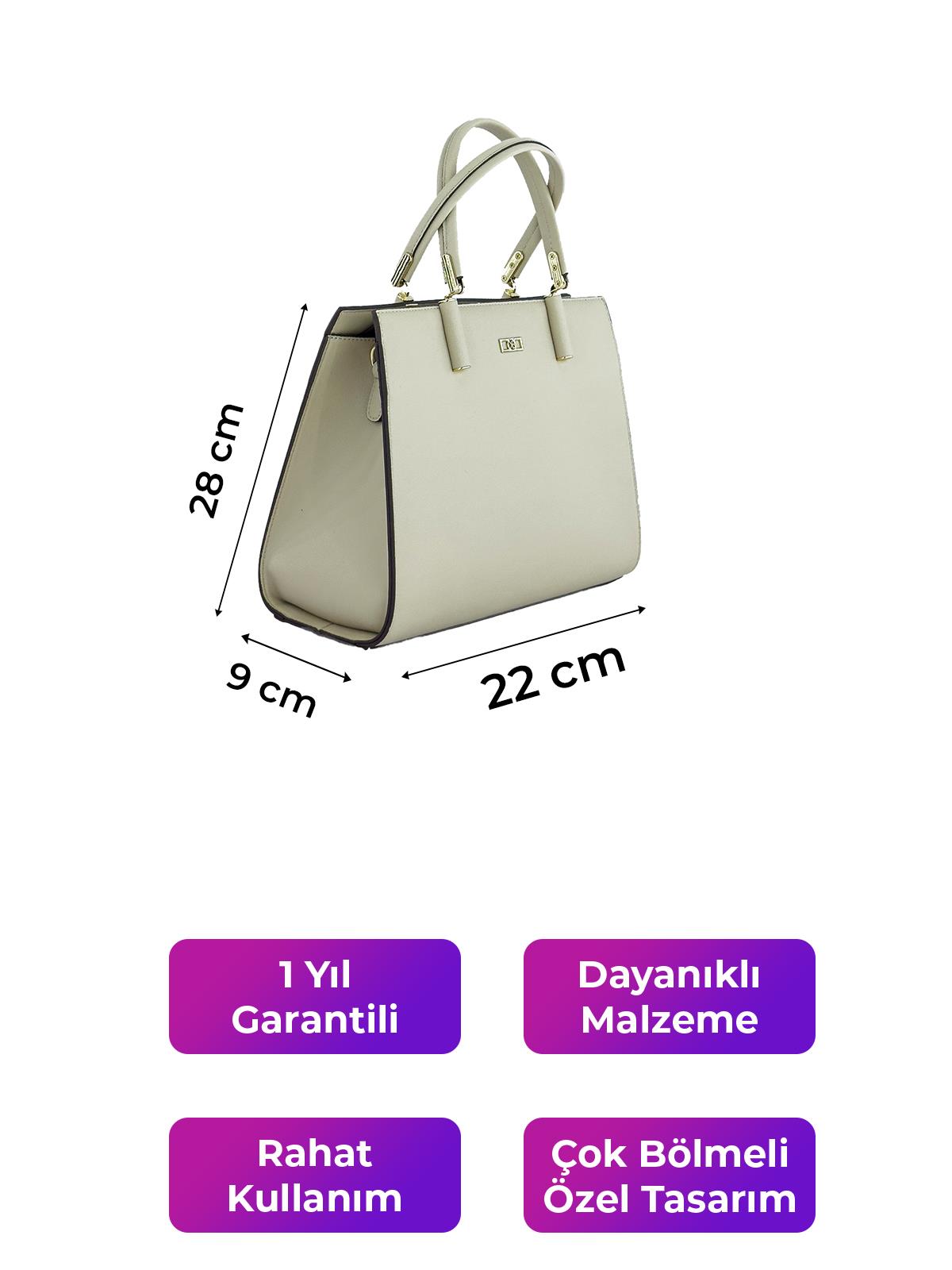 Kriste Bell Kadın Çanta Bej 7406