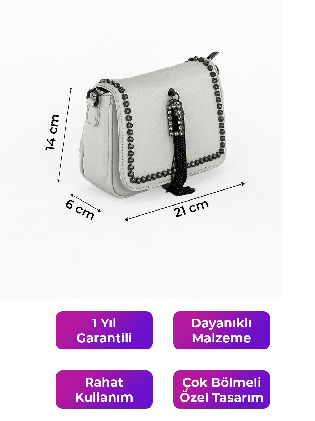 Kriste Bell Kadın Çanta Beyaz 26219