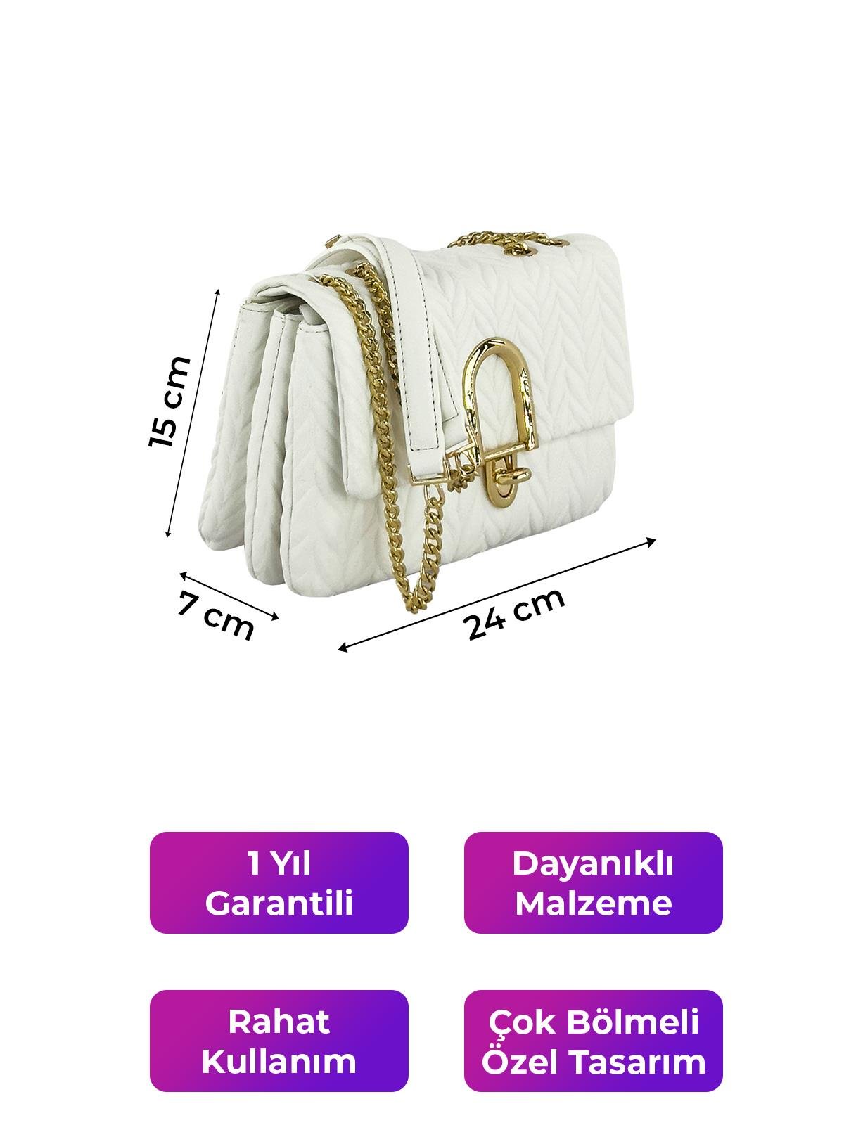 Kriste Bell Kadın Çanta Beyaz 26411