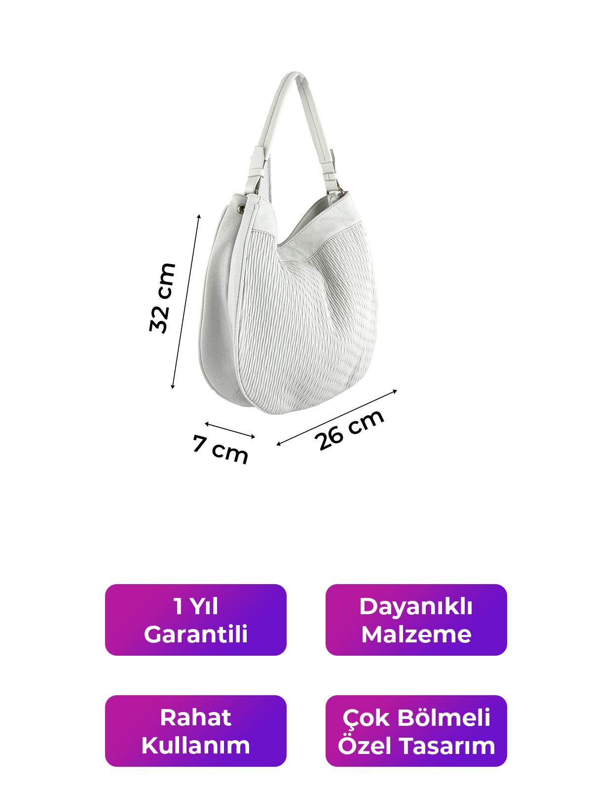 Kriste Bell Kadın Çanta Beyaz 26420