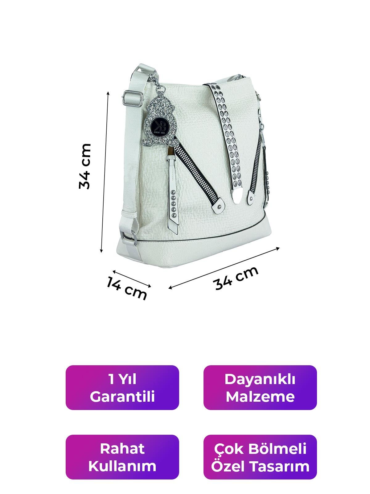 Kriste Bell Kadın Çanta Beyaz 26455