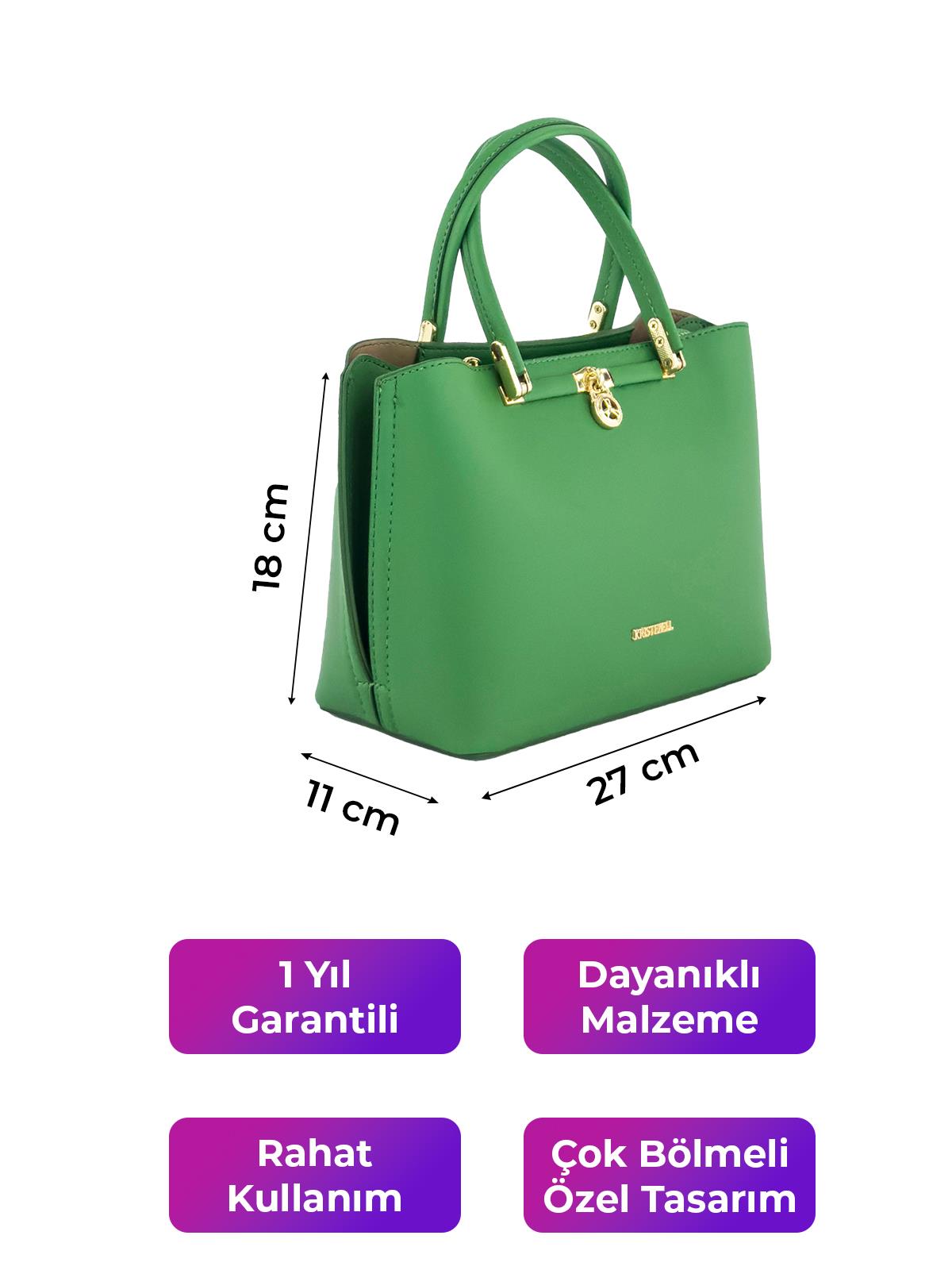Kriste Bell Kadın Çanta Çim Yeşili 7190