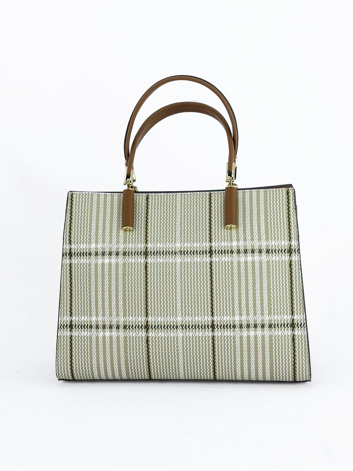 Kriste Bell Kadın Çanta Ekose - Bej 7406-E