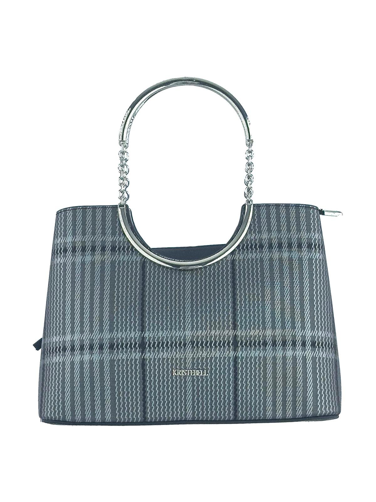 Kriste Bell Kadın Çanta Ekose Platin 7140