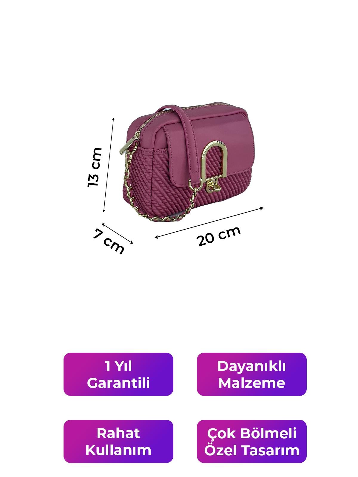 Kriste Bell Kadın Çanta Fuşya 26412