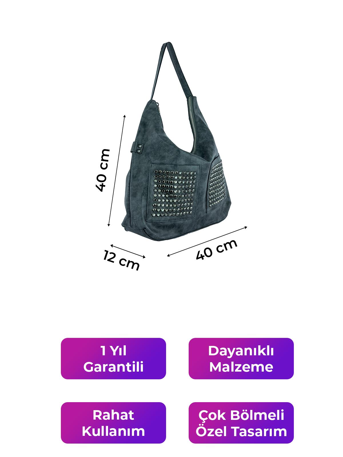 Kriste Bell Kadın Çanta Gri 26534