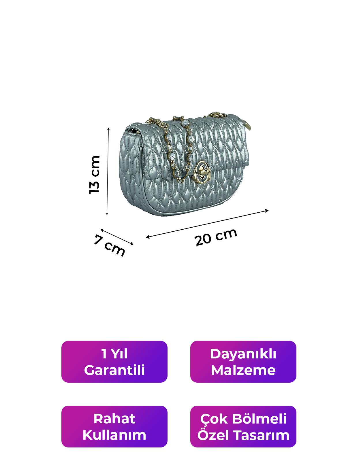 Kriste Bell Kadın Çanta Gümüş 26408