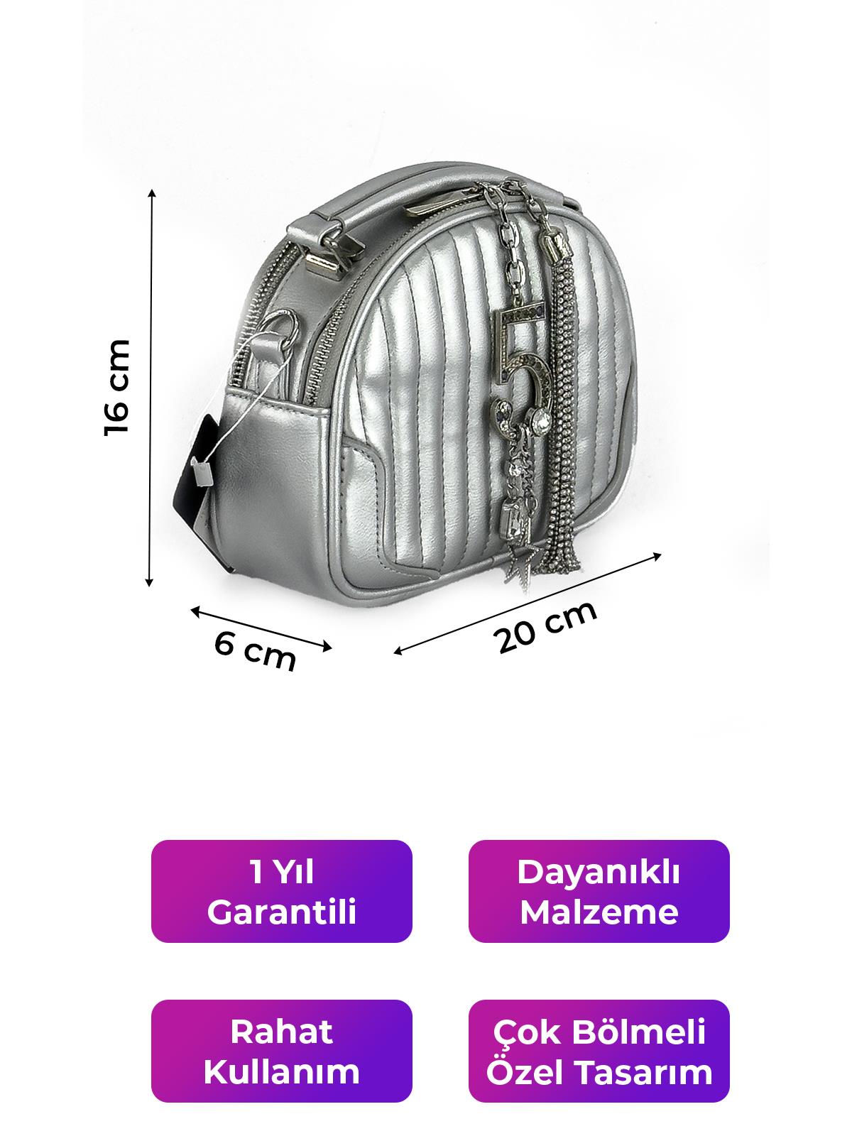 Kriste Bell Kadın Çanta Gümüş 26427