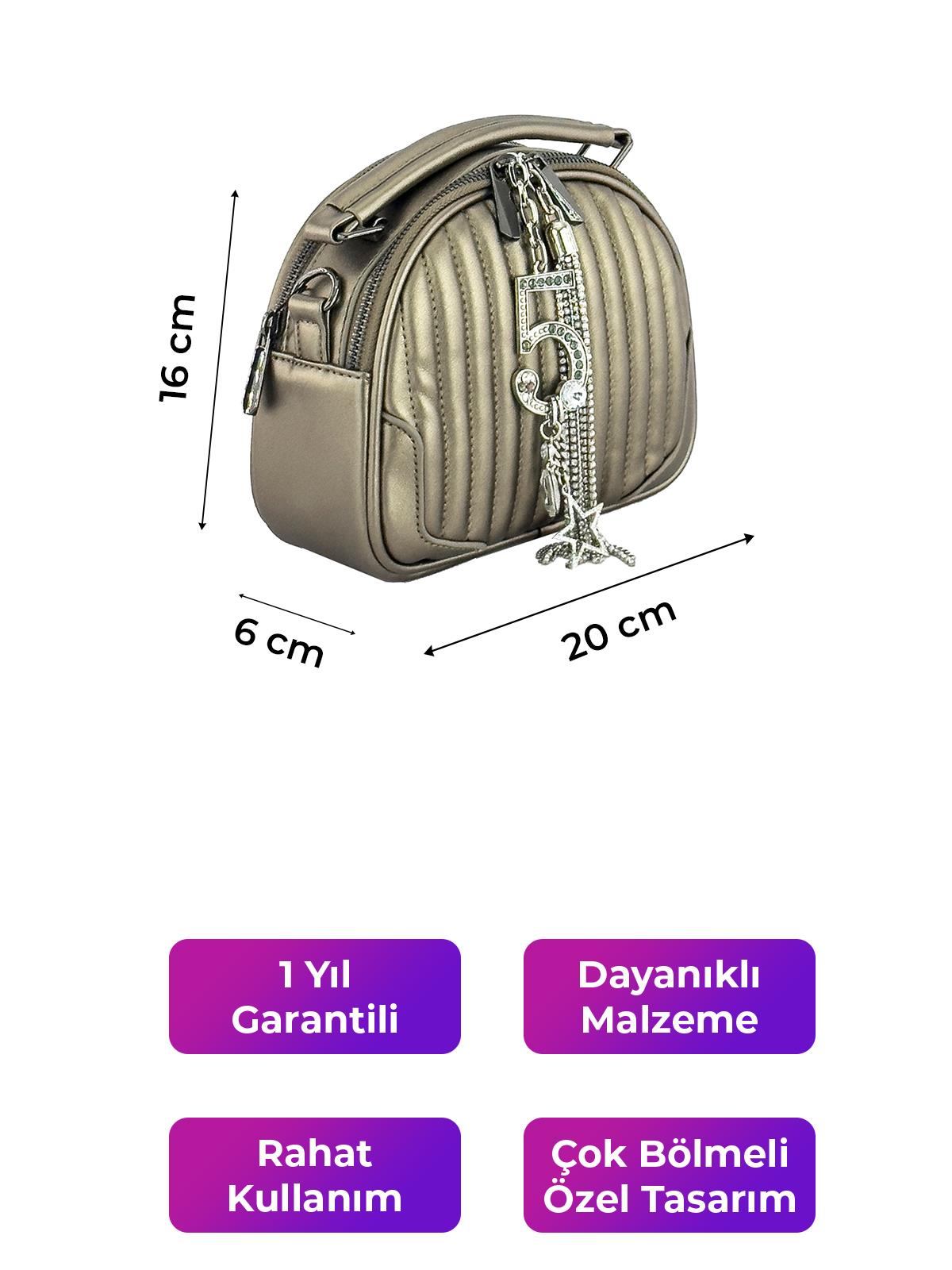 Kriste Bell Kadın Çanta Pewter 26427