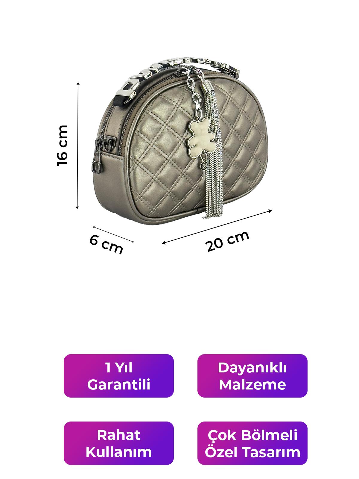 Kriste Bell Kadın Çanta Pewter 26472