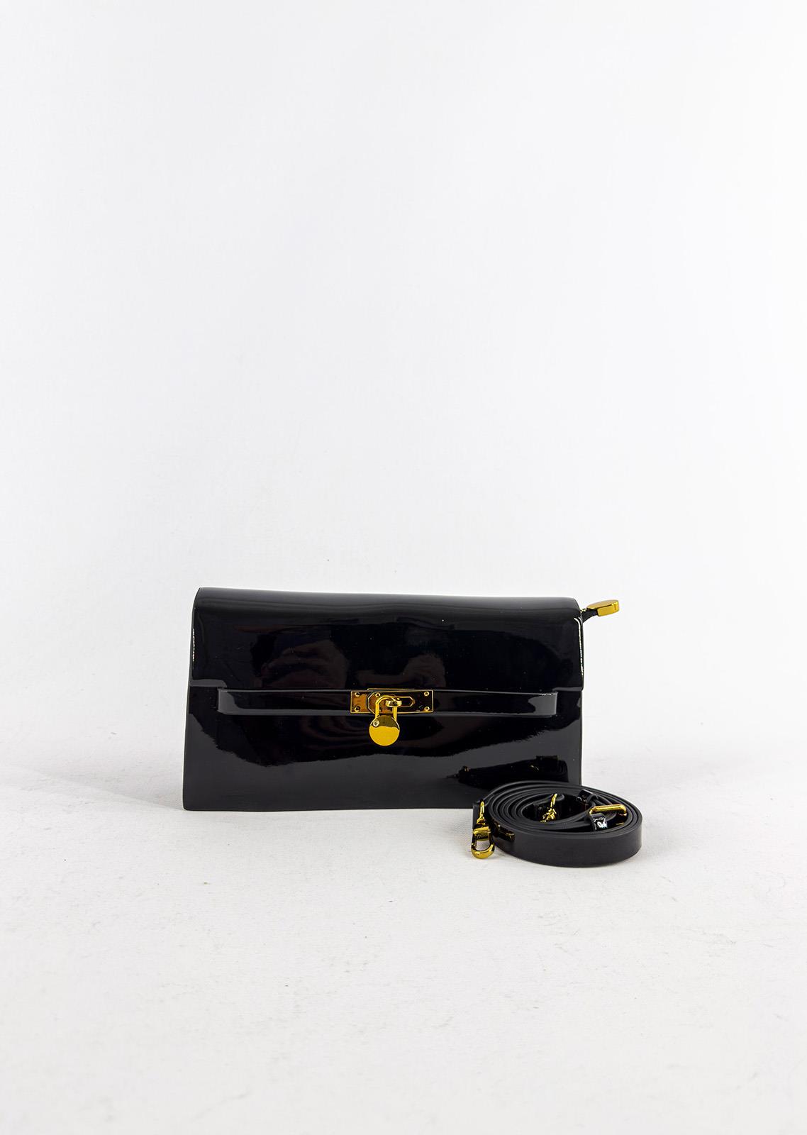 Kriste Bell Kadın Çanta Rugan Siyah 26546