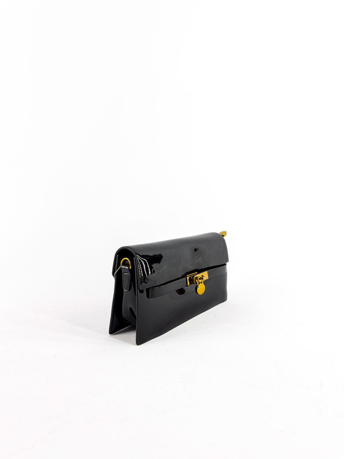 Kriste Bell Kadın Çanta Rugan Siyah 26546