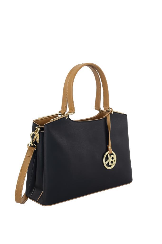 Kriste Bell Kadın Çanta Siyah-Taba 7249