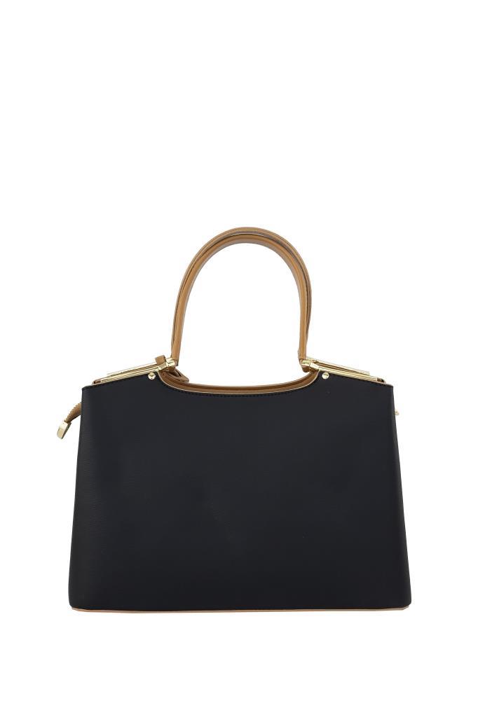 Kriste Bell Kadın Çanta Siyah-Taba 7249