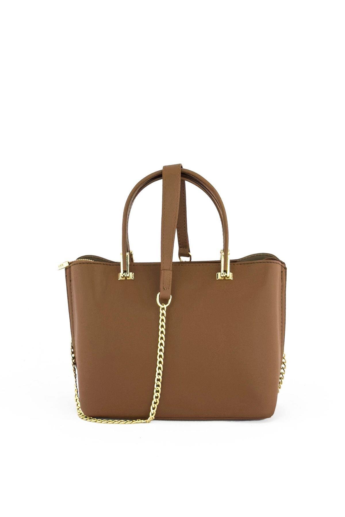 Kriste Bell Kadın Çanta Süet Taba 7190