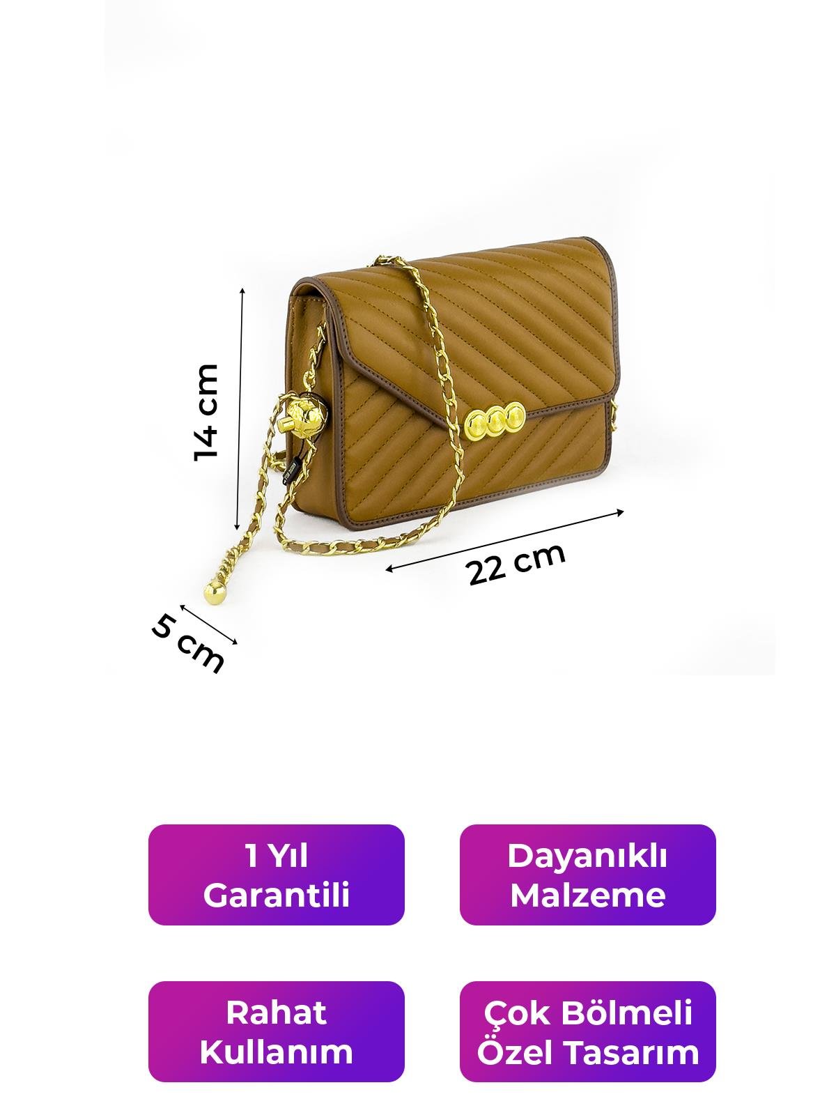 Kriste Bell Kadın Çanta Taba 26468