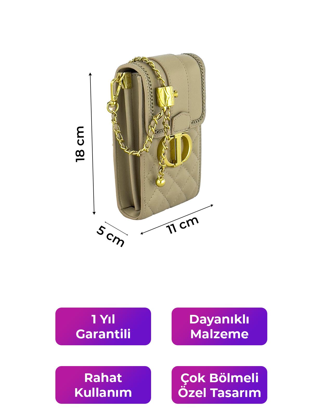 Kriste Bell Kadın Çanta Taupe 26502