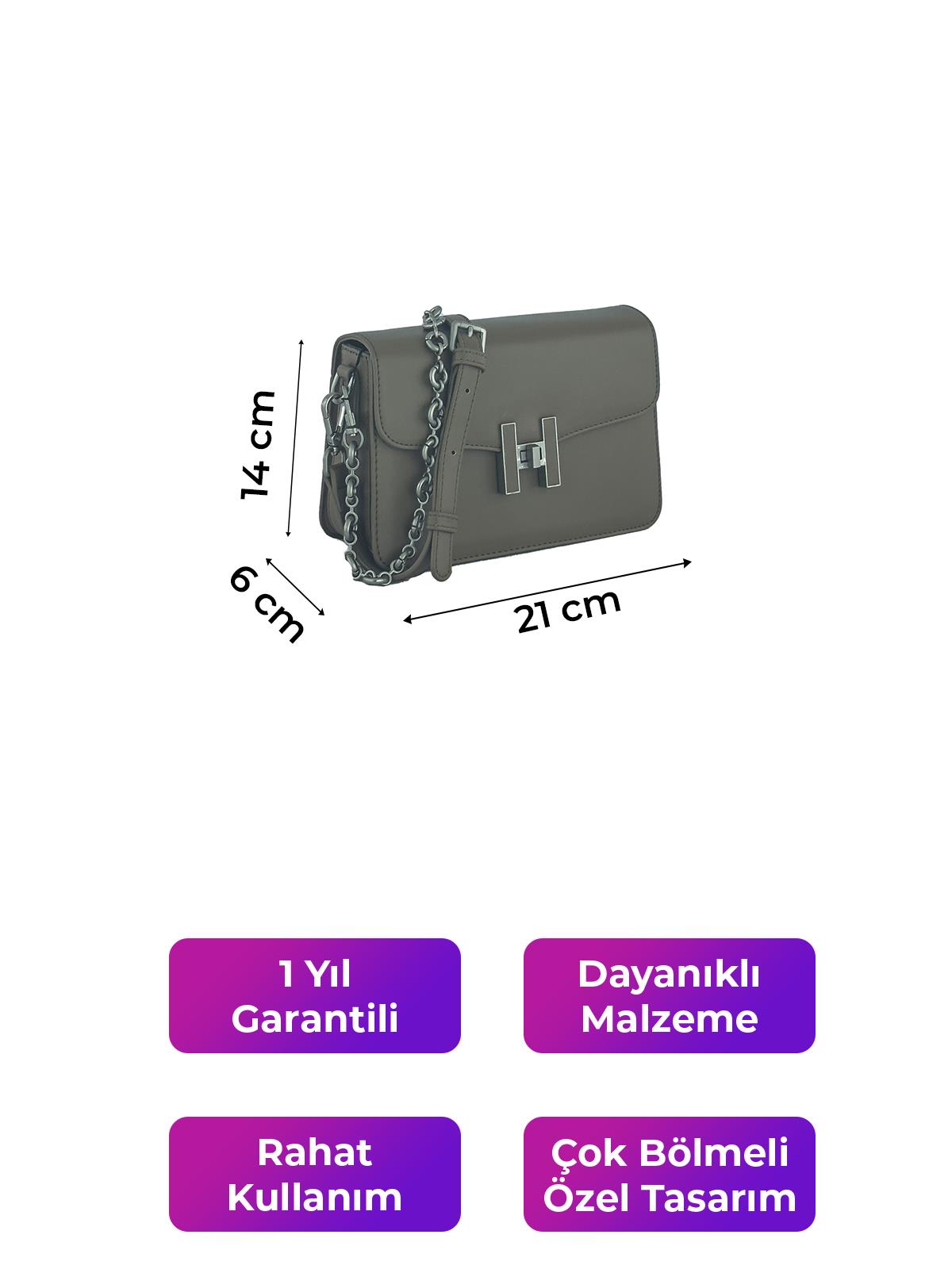 Kriste Bell Kadın Çanta Taupe 26543