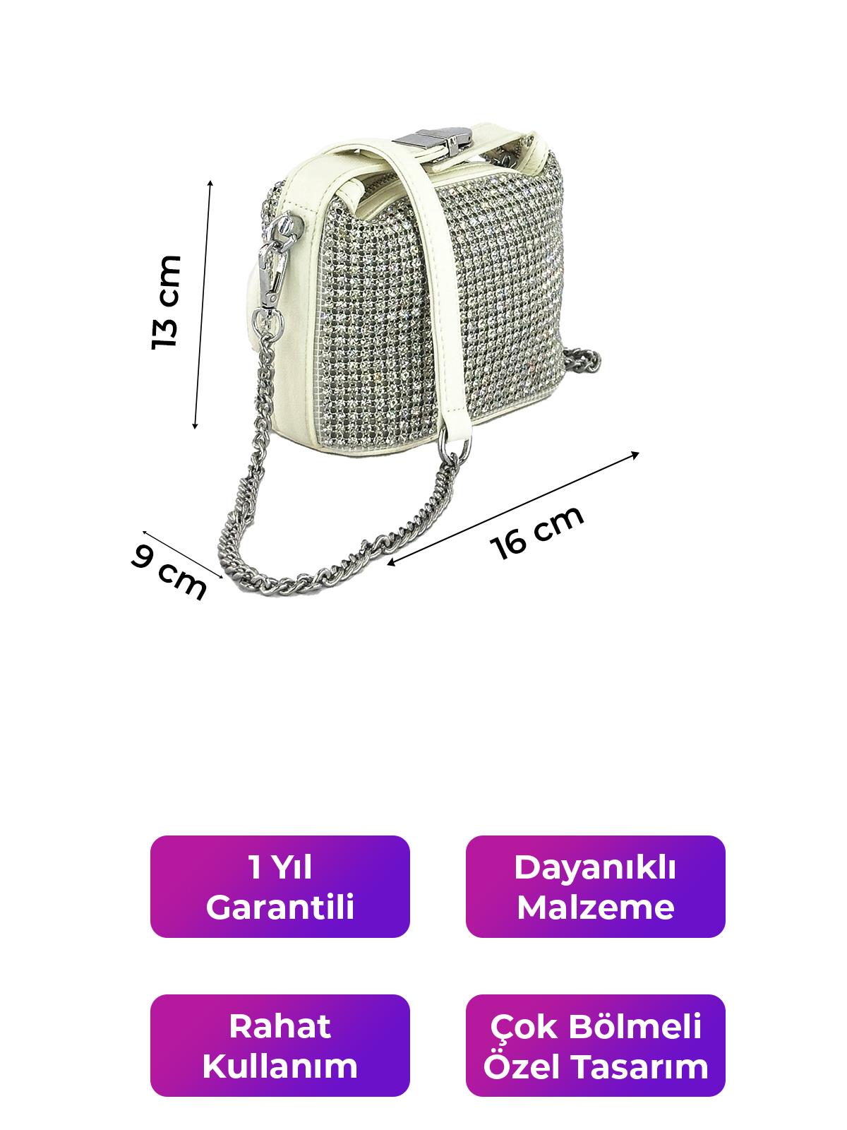 Kriste Bell Kadın Çantası Çapraz Askılı Beyaz 26314