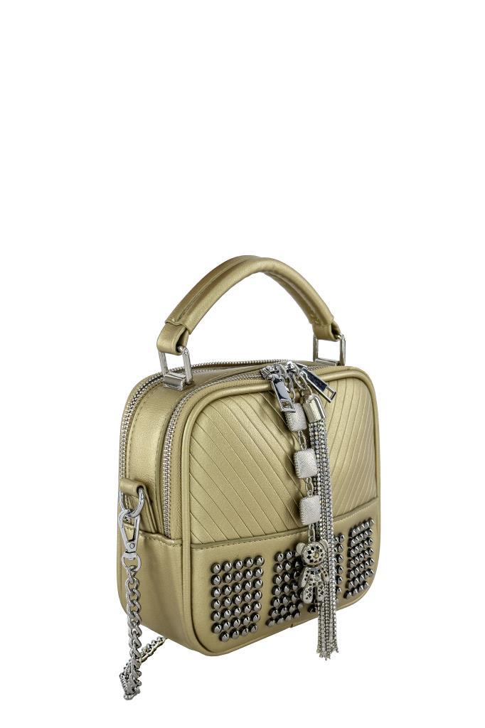 Kriste Bell Kadın Çantası Çapraz Askılı Altın 26302