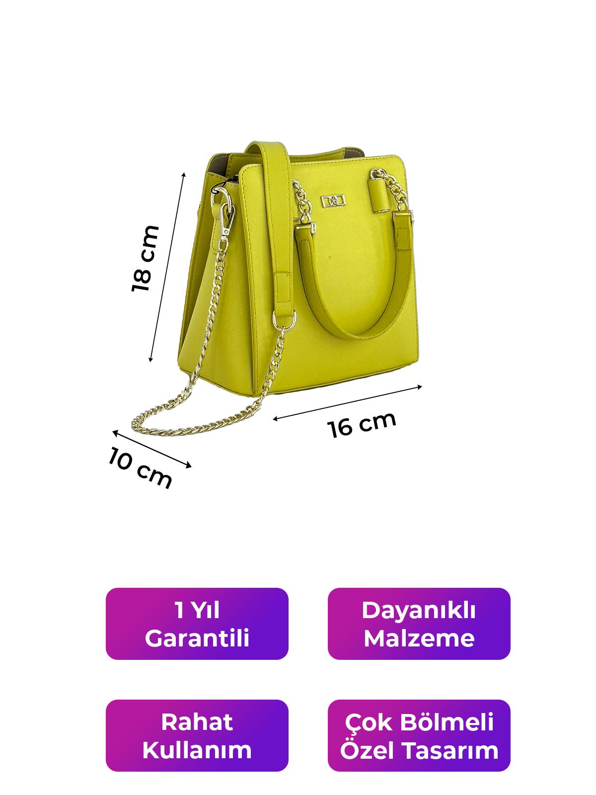 Kriste Bell Kadın Çantası Sarı 7139