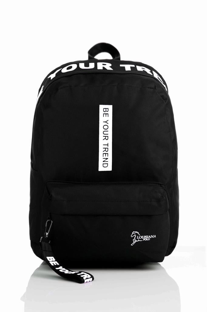 Laptop Bölmeli Okul Çantası Be Your Trend Siyah Beyaz 1140