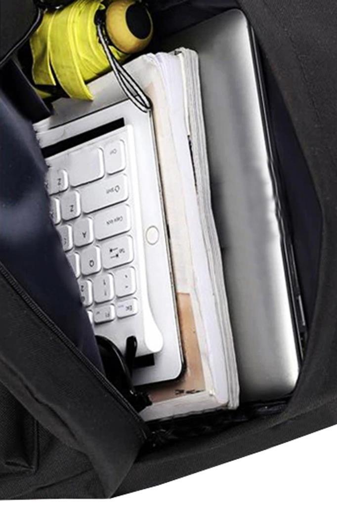 Laptop Bölmeli Okul Çantası Hey!!! Siyah Pembe 1525