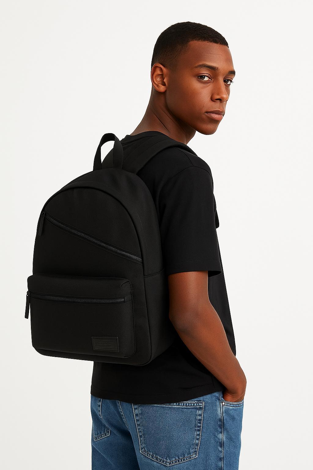 Laptop Bölmeli Okul Sırt Çantası Siyah 19172