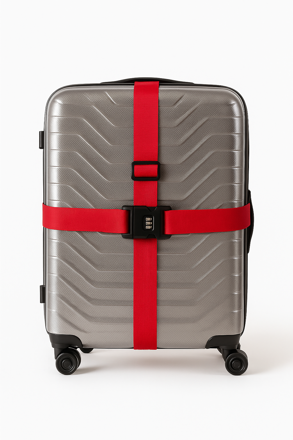 Louisiana Polo 2'li Unısex Şifreli Valiz Kemer Kırmızı 2008