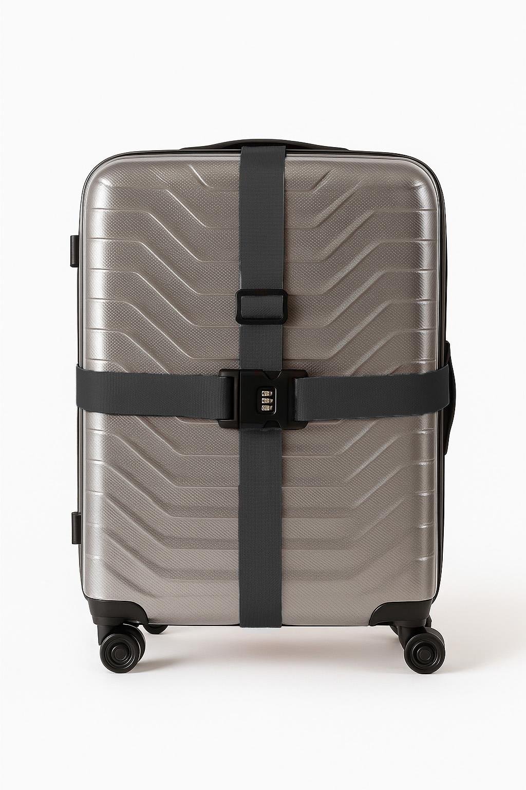 Louisiana Polo 2'li Unısex Şifreli Valiz Kemer Antrasit 2008