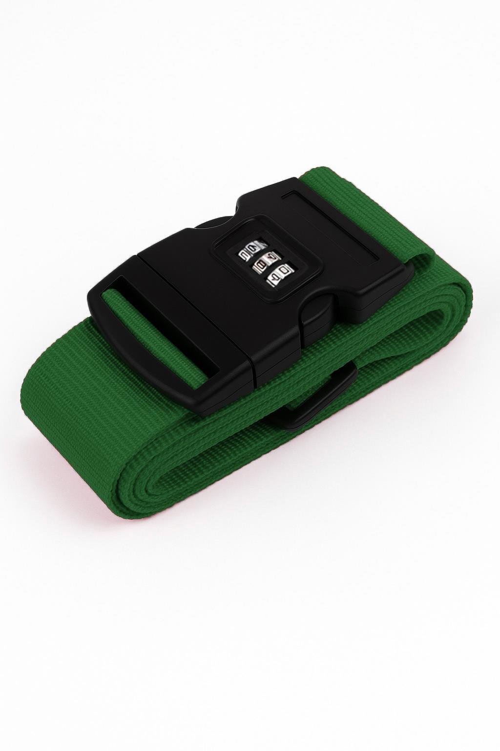 Louisiana Polo 2'li Unısex Şifreli Valiz Kemer Yeşil 2008