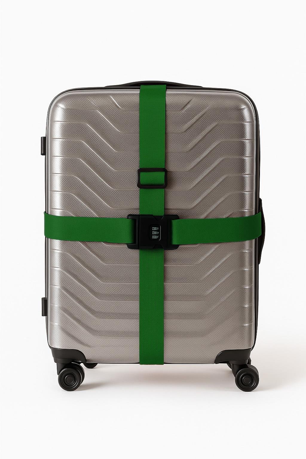 Louisiana Polo 2'li Unısex Şifreli Valiz Kemer Yeşil 2008