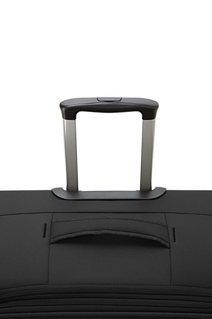 Louisiana Polo 2'li Valiz Seti Büyük Ve Kabin Boy Lüx Kumaş Valiz Siyah 2082