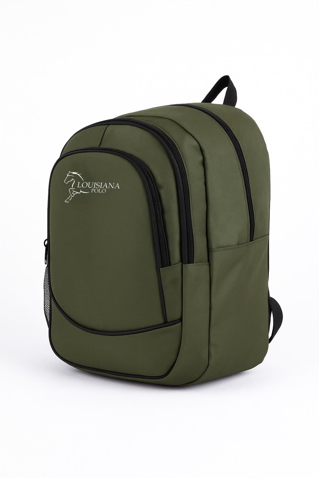 Louisiana Polo 3 Bölmeli Okul Sırt Çantası Haki 2450