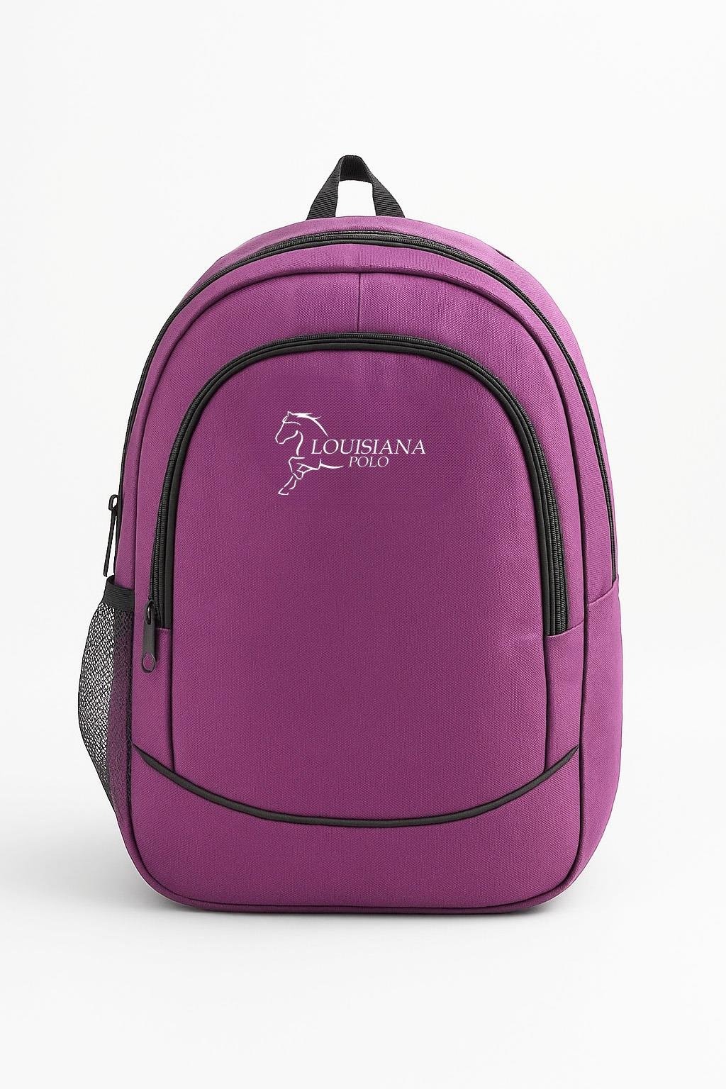 Louisiana Polo 3 Bölmeli Okul Sırt Çantası Pembe 2450