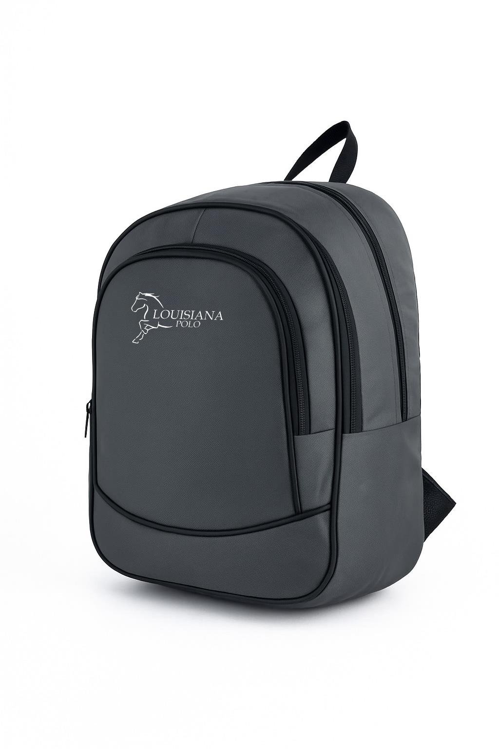 Louisiana Polo 3 Bölmeli Okul Sırt Çantası Gri 2450