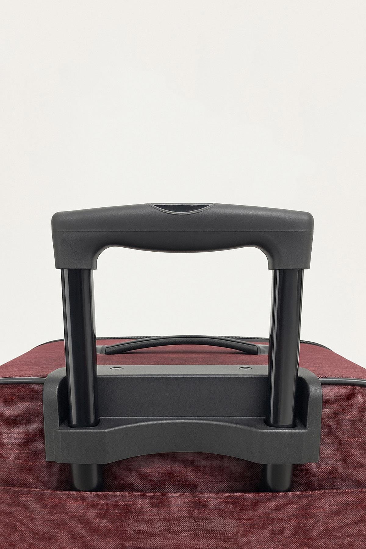 Louisiana Polo Battal Boy Bolonya Kumaş Valiz Bordo 2308